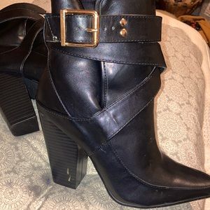 Buckled booties